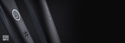 ghd platinum+ professionelles Glätteisen (26mm Platten) in Schwarz und weiß