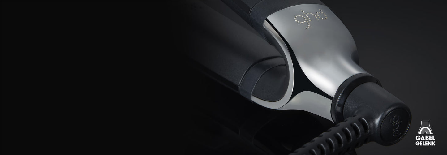 ghd platinum+ professionelles Glätteisen (26mm Platten) in Schwarz und weiß